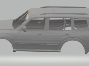 mitsubishi pajero printable body car 3D Print Model