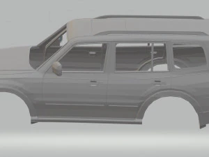 mitsubishi pajero printable body car 3D Print Model