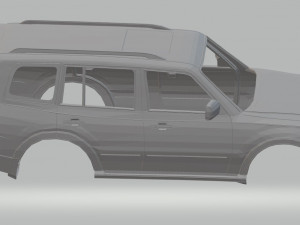 mitsubishi pajero printable body car 3D Print Model
