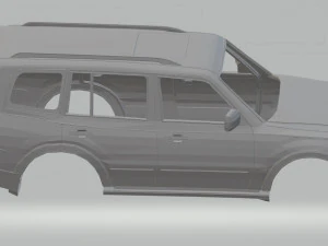 mitsubishi pajero printable body car 3D Print Model