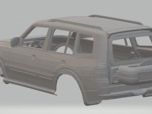 mitsubishi pajero printable body car 3D Print Model