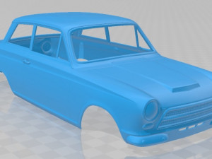 lotus cortina 1963 printable body car Modelo de impresión 3D