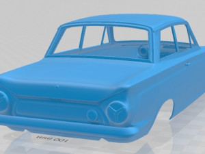 lotus cortina 1963 printable body car Modelo de impresión 3D