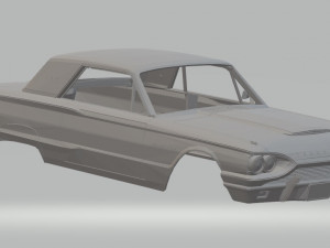 thunderbird 1964 printable body car 3D Print Model