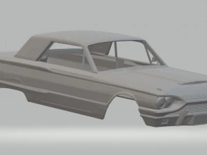 Carrozzeria stampabile Thunderbird 1964 Modello di stampa 3D