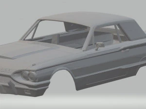 thunderbird 1964 printable body car 3D Print Model