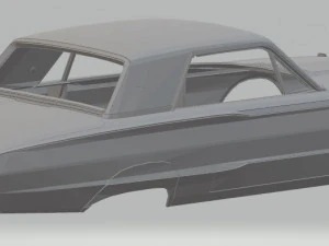 thunderbird 1964 printable body car 3D Print Model