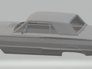 thunderbird 1964 printable body car 3D Print Model