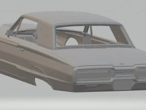 thunderbird 1964 printable body car 3D Print Model