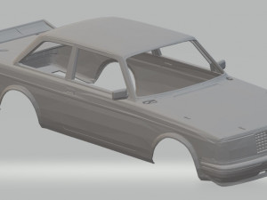 volvo 240 turbo printable body car Model do druku 3D