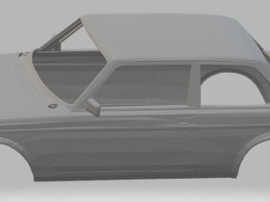 volvo 240 turbo printable body car Model do druku 3D