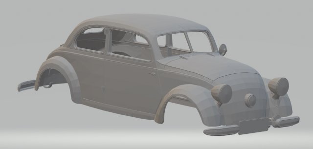 mercedes benz 170 h printable body car 3D Print Model .c4d .max .obj .3ds .fbx .stl .blend 