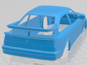 Sierra Cosworth RS500 1986 Printable Body Car 3D Baskı Modeli