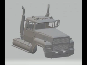 ltl 9000 printable cabin truck 3D Print Model