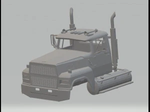 ltl 9000 printable cabin truck 3D Print Model
