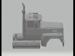 ltl 9000 printable cabin truck 3D Print Model