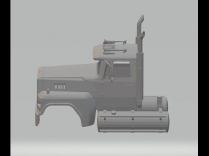 ltl 9000 printable cabin truck Modello di stampa 3D