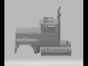 ltl 9000 printable cabin truck 3D Print Model