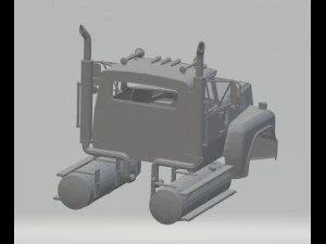 ltl 9000 printable cabin truck 3D Print Model