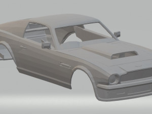 aston martin vantage v8 printable body car 3D Print Model