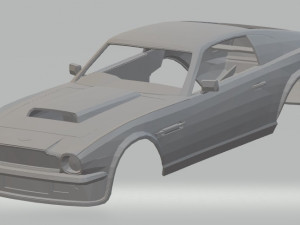 aston martin vantage v8 printable body car 3D प्रिंट मॉडल