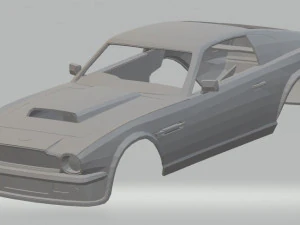 aston martin vantage v8 printable body car 3D Print Model