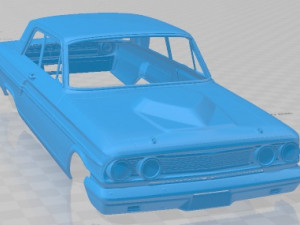 Fairlane Thunderbolt 1964 Printable Body Car 3D Baskı Modeli