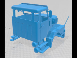 volvo n10 printable cabin truck 3D प्रिंट मॉडल