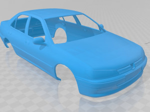 peugeot 406 printable body car 3Dプリントモデル