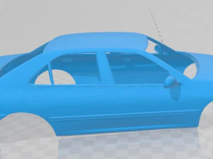 peugeot 406 printable body car 3D Print Model