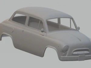 zaz 965 인쇄 가능한 차체 자동차 3D 프린트 모델