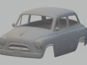 coche de carrocer&iacute;a imprimible zaz 965 Modelo de impresión 3D