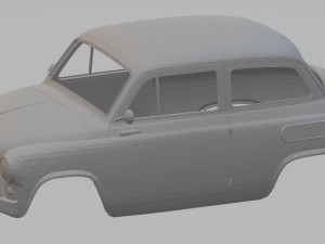 zaz 965 printable body car Modèles 3D en vedette