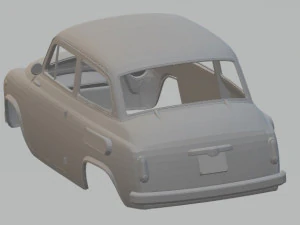 coche de carrocer&iacute;a imprimible zaz 965 Modelo de impresión 3D
