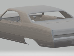 300 1970 printable body car 3D प्रिंट मॉडल