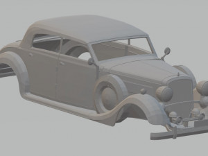 mercedes benz 320 printable body car 3D Print Model