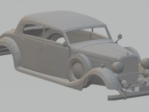 mercedes benz 320 printable body car 3D Print Model