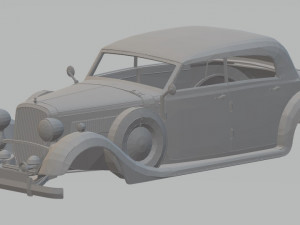 mercedes benz 320 printable body car 3D Print Model
