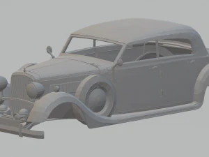 mercedes benz 320 printable body car 3D Print Model
