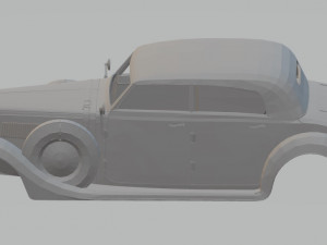 mercedes benz 320 printable body car 3D Print Model