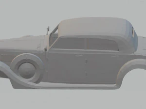 mercedes benz 320 printable body car 3D Print Model