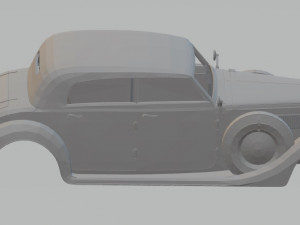 mercedes benz 320 printable body car 3D Print Model