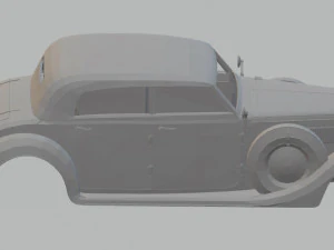mercedes benz 320 printable body car 3D Print Model