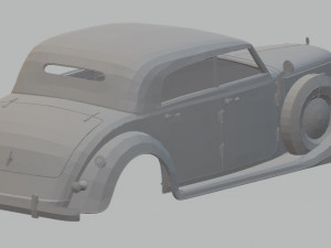 mercedes benz 320 printable body car 3D Print Model