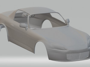 honda s2000 printable body car Modèles 3D en vedette