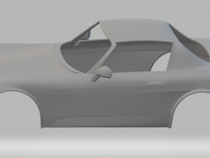 honda s2000 printable body car 3D प्रिंट मॉडल