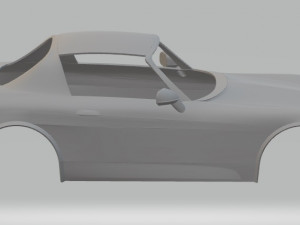 honda s2000 printable body car 3D प्रिंट मॉडल