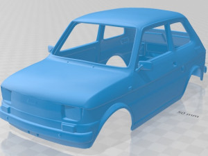 Fiat 126 1976 printable body car 3D Print Model
