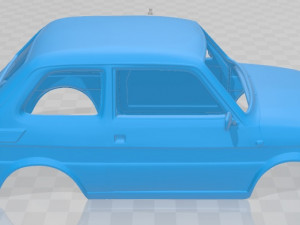 Fiat 126 1976 printable body car 3D-Druckmodell
