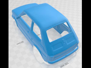Fiat 126 1976 printable body car 3D Print Model
